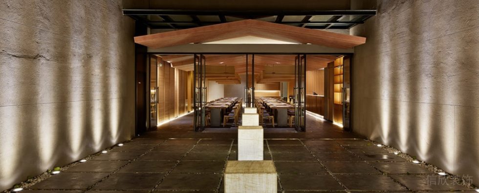 深圳南山卓越維港日式風(fēng)格烤肉餐廳裝修案例室外庭院 深圳南山卓越維港日式風(fēng)格烤肉餐廳裝修案例室外庭院