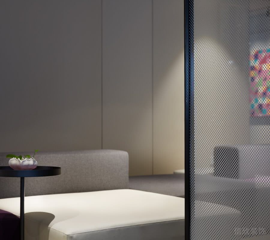 沙發(fā)背景墻布紋護墻板