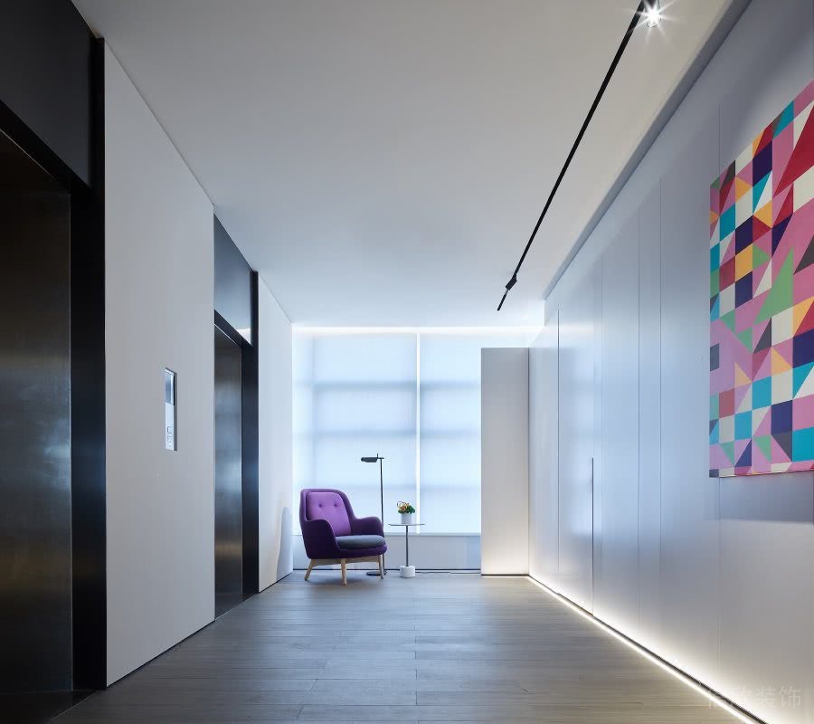 電梯廳墻面碳晶板設(shè)計(jì)效果圖