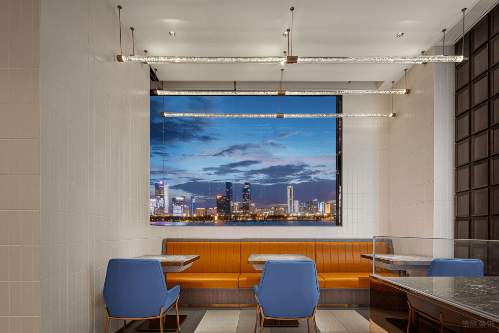 深圳寶安海府一號(hào)輕奢風(fēng)格港式茶餐廳裝修案例雙人用餐區(qū) 深圳寶安海府一號(hào)輕奢風(fēng)格港式茶餐廳裝修案例雙人用餐區(qū)