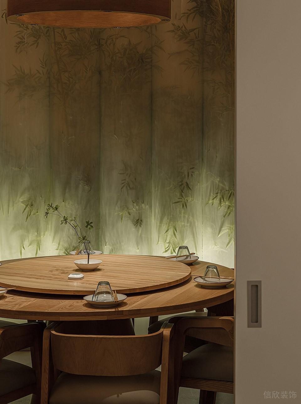 深圳龍崗陽光廣場現代中式風格私房菜餐廳裝修案例包間 深圳龍崗陽光廣場現代中式風格私房菜餐廳裝修案例包間