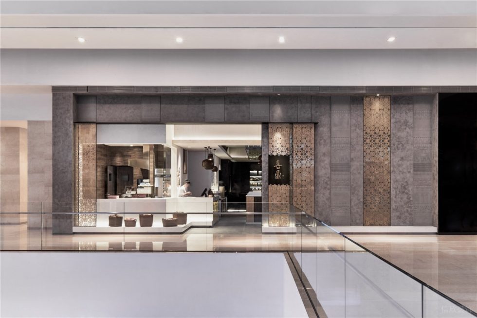 深圳龍華壹成中心現代新中式風格餃子館裝修案例外立面門頭形象 深圳龍華壹成中心現代新中式風格餃子館裝修案例外立面門頭形象