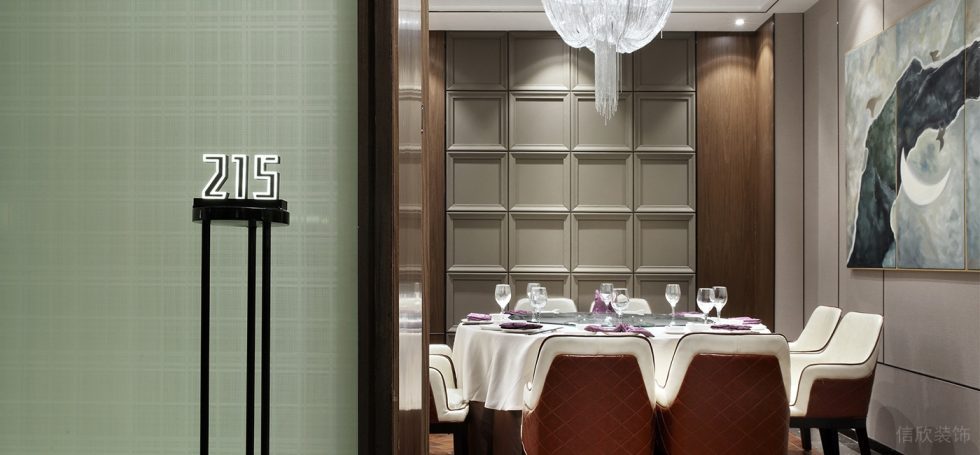 深圳南山天利名城現代中式風格湘菜館裝修案例包廂家具組合 深圳南山天利名城現代中式風格湘菜館裝修案例包廂家具組合