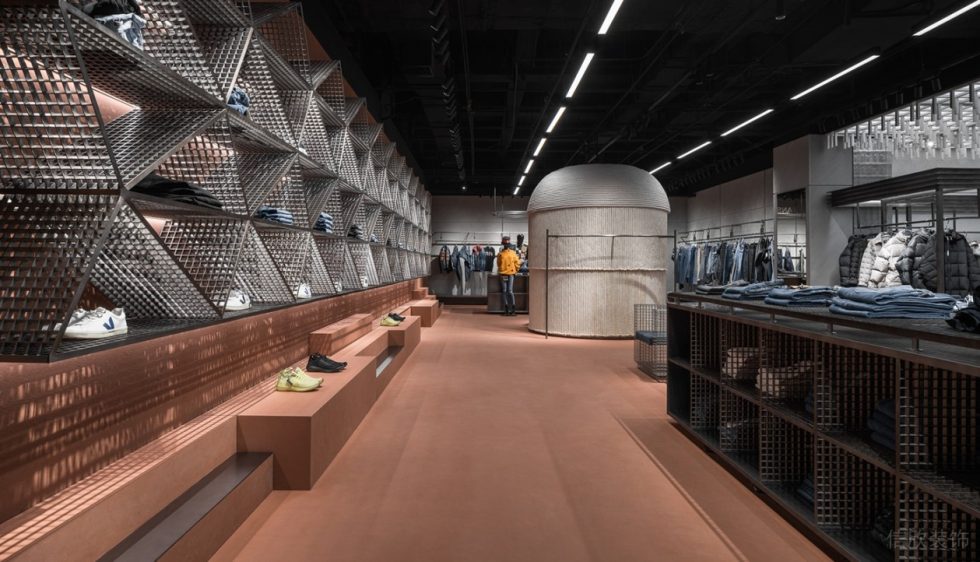 深圳市寶安區松崗現代風買手店概念店裝修設計黑色鋼結構頂面 深圳市寶安區松崗現代風買手店概念店裝修設計黑色鋼結構頂面