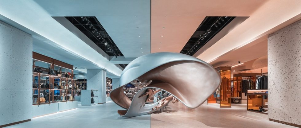 深圳市寶安區松崗現代風買手店概念店裝修設計金屬造型 深圳市寶安區松崗現代風買手店概念店裝修設計金屬造型