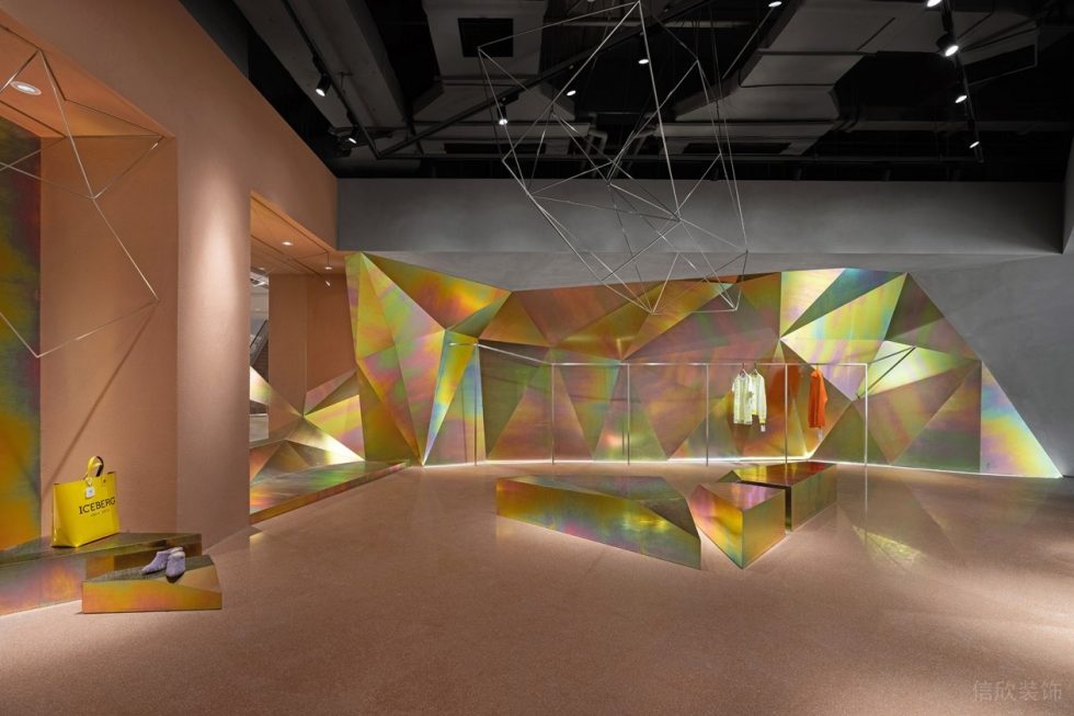 深圳市龍崗區(qū)龍崗中心城x Select 服裝店買手店裝修設(shè)計大廳 (2)