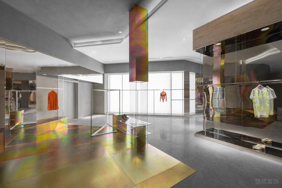 深圳市龍崗區(qū)龍崗中心城x Select 服裝店買手店裝修設(shè)計魅彩金屬地面 深圳市龍崗區(qū)龍崗中心城x Select 服裝店買手店裝修設(shè)計魅彩金屬地面