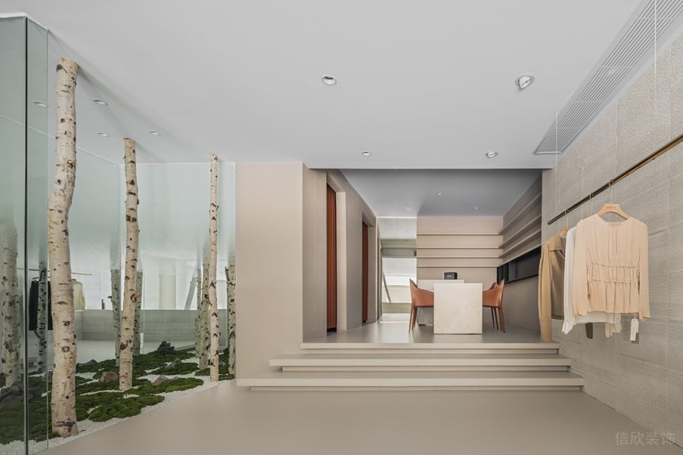 深圳市南山區華僑城現代風 Kerr 可兒家服裝店裝修設計接待區