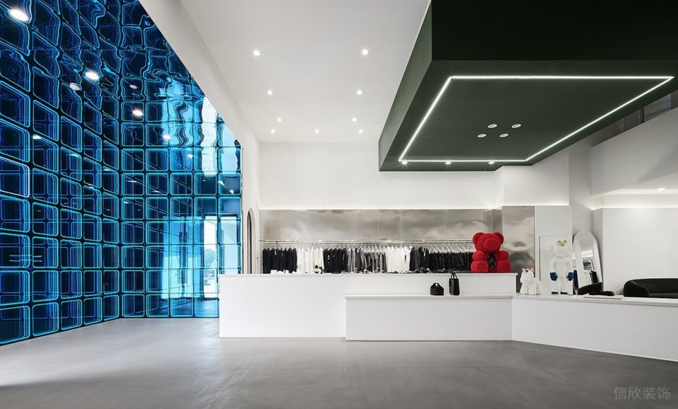 深圳市南山區(qū)南頭現(xiàn)代風rain & Snow.hby買手店裝修設計大廳