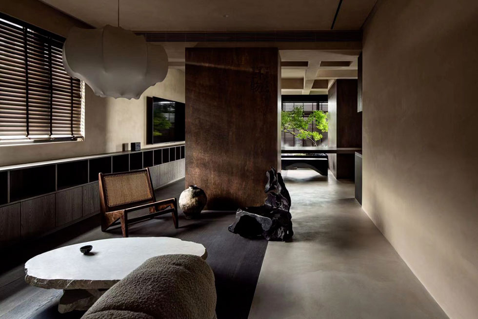 辦公室接待區窗邊原木矮柜 辦公室接待區窗邊原木矮柜