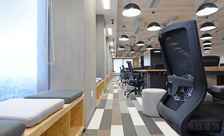 深圳寶安稻興環(huán)球科創(chuàng)中心900平方米現(xiàn)代工業(yè)風辦公室裝修案例辦公大廳 深圳寶安稻興環(huán)球科創(chuàng)中心900平方米現(xiàn)代工業(yè)風辦公室裝修案例辦公大廳