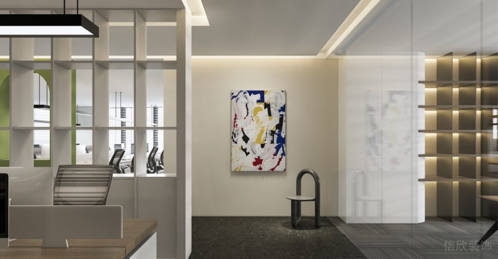 深圳寶安易尚中心2000平方米簡約風格辦公室裝修案例藝術裝飾畫 深圳寶安易尚中心2000平方米簡約風格辦公室裝修案例藝術裝飾畫