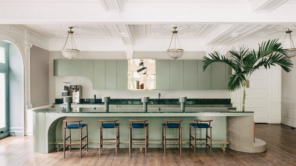 深圳福田皇庭中心600平方米簡歐風(fēng)格辦公室裝修案例茶水休閑廳吧臺 深圳福田皇庭中心600平方米簡歐風(fēng)格辦公室裝修案例茶水休閑廳吧臺