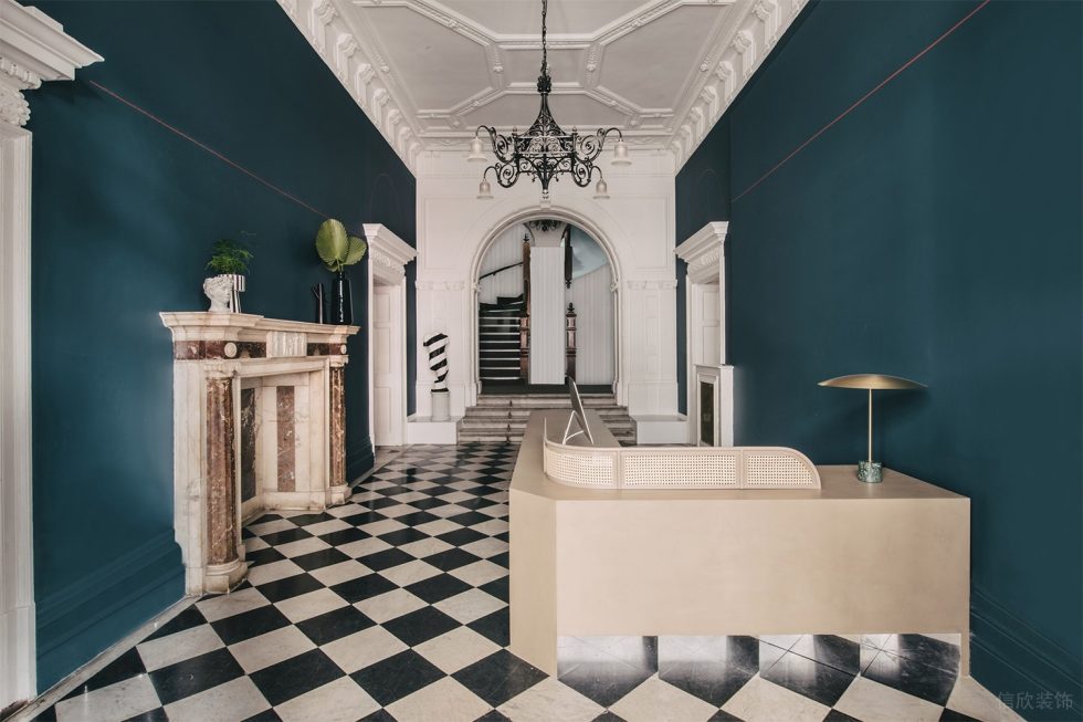 深圳福田皇庭中心600平方米簡歐風(fēng)格辦公室裝修案例前臺接待廳 深圳福田皇庭中心600平方米簡歐風(fēng)格辦公室裝修案例前臺接待廳