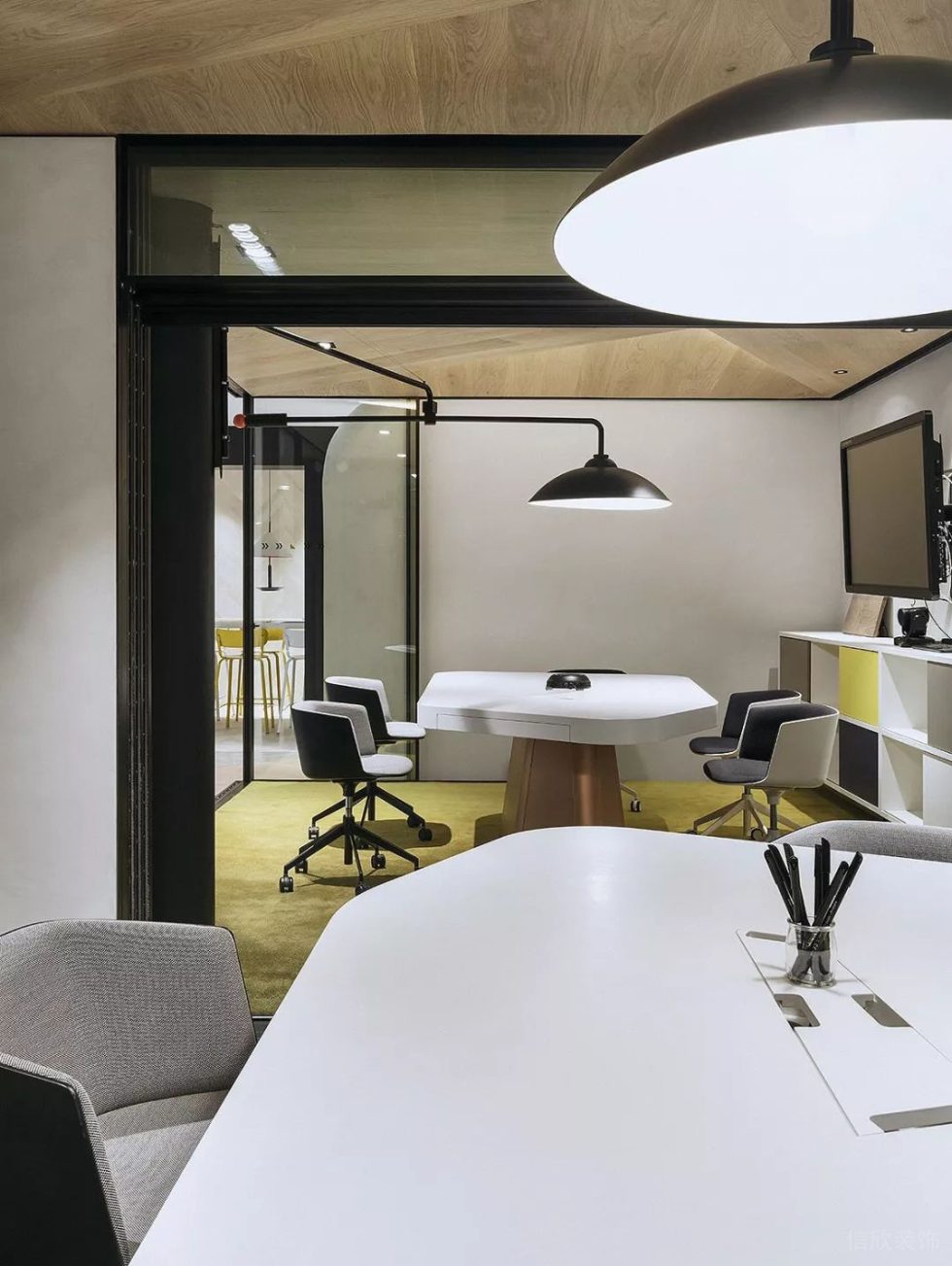 深圳龍崗云里智能園500平方米北歐工業風辦公室裝修案例洽談室 深圳龍崗云里智能園500平方米北歐工業風辦公室裝修案例洽談室