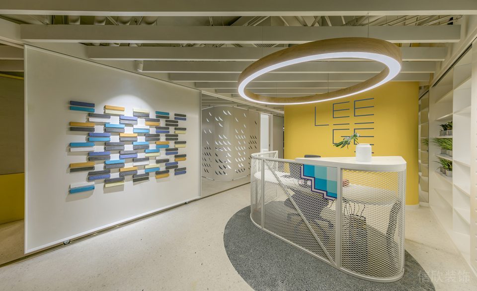 深圳羅湖深城投中心800平方米簡約工業風辦公室裝修案例前臺接待區 深圳羅湖深城投中心800平方米簡約工業風辦公室裝修案例前臺接待區