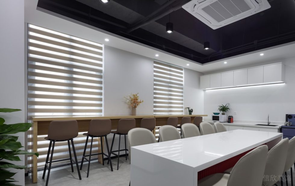 深圳龍華壹成環(huán)智中心1500平方米現(xiàn)代簡約風(fēng)格辦公室裝修案例茶水間 深圳龍華壹成環(huán)智中心1500平方米現(xiàn)代簡約風(fēng)格辦公室裝修案例茶水間