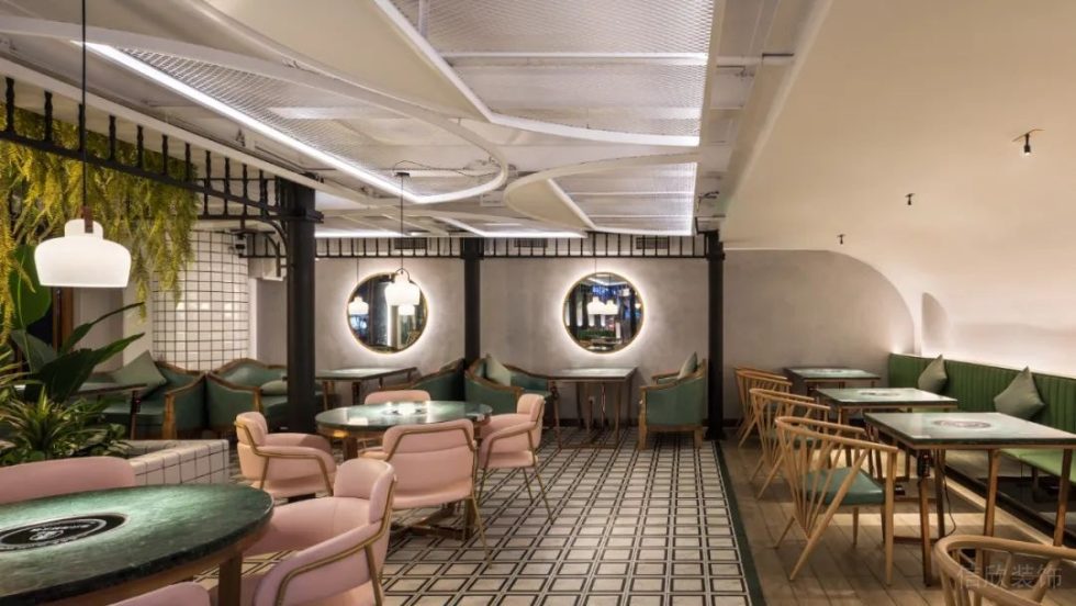 深圳南山方大城北歐輕奢風海鮮火鍋餐廳裝修案例燈光效果 深圳南山方大城北歐輕奢風海鮮火鍋餐廳裝修案例燈光效果