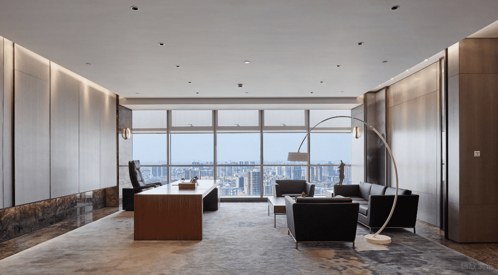 深圳南山濠盛商務中心1100平方米現代混搭風辦公室裝修案例總裁辦公室 深圳南山濠盛商務中心1100平方米現代混搭風辦公室裝修案例總裁辦公室