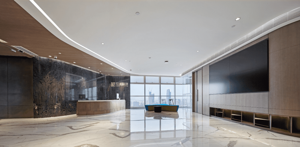 深圳南山濠盛商務中心1100平方米現代混搭風辦公室裝修案例大堂 深圳南山濠盛商務中心1100平方米現代混搭風辦公室裝修案例大堂