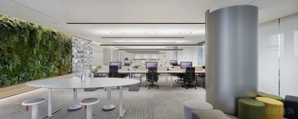 深圳南山康佳研發大廈1000平方米現代風格辦公室裝修案例辦公大廳 深圳南山康佳研發大廈1000平方米現代風格辦公室裝修案例辦公大廳