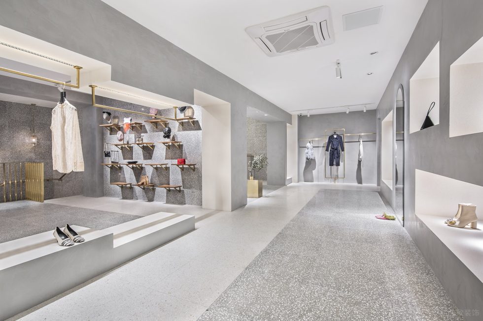 深圳市寶安中心城o.t.s時尚買手店店裝修設計過道