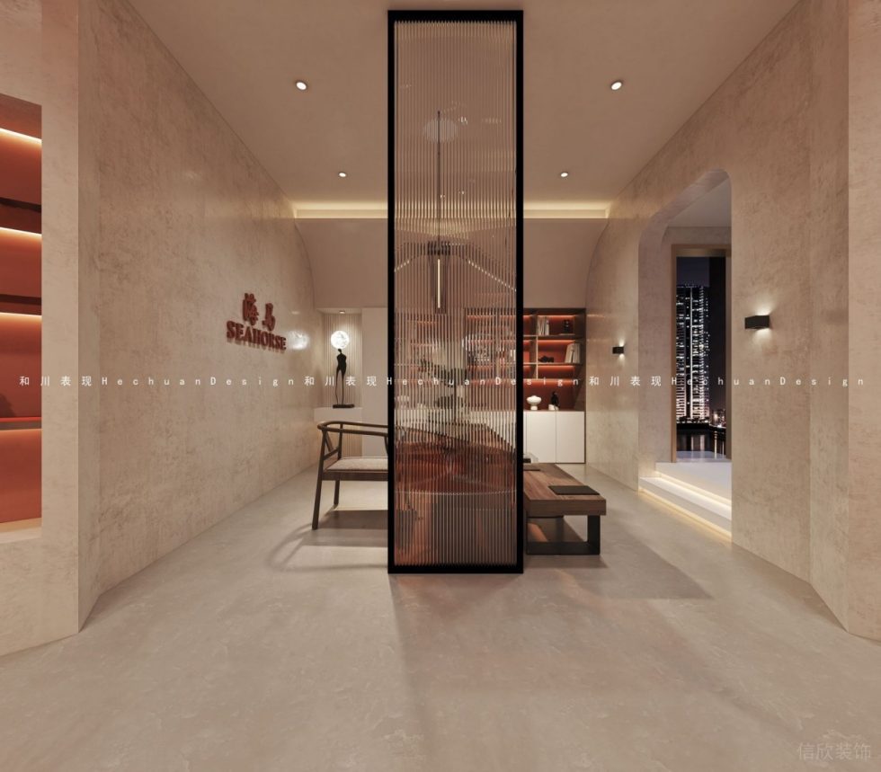 深圳市龍崗區布吉現代輕奢風奢侈品店洽談區裝修設計效果圖