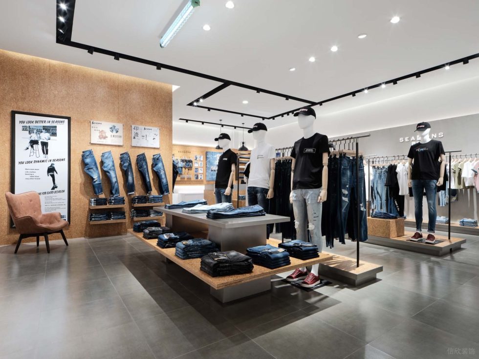 深圳市龍崗區(qū)坪地現(xiàn)代風(fēng)潮牌四季牛仔店鋪服裝展臺和展架 深圳市龍崗區(qū)坪地現(xiàn)代風(fēng)潮牌四季牛仔店鋪服裝展臺和展架