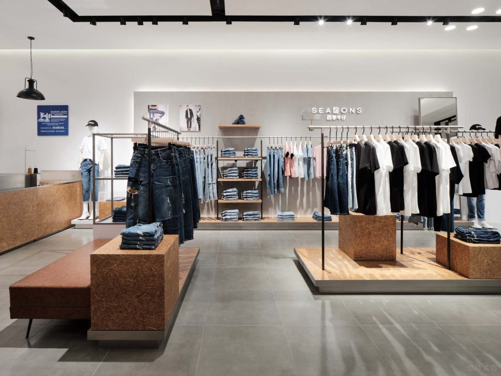 深圳市龍崗區(qū)坪地現(xiàn)代風(fēng)潮牌四季牛仔店鋪墻面背景燈光裝飾設(shè)計(jì)效果圖 深圳市龍崗區(qū)坪地現(xiàn)代風(fēng)潮牌四季牛仔店鋪墻面背景燈光裝飾設(shè)計(jì)效果圖