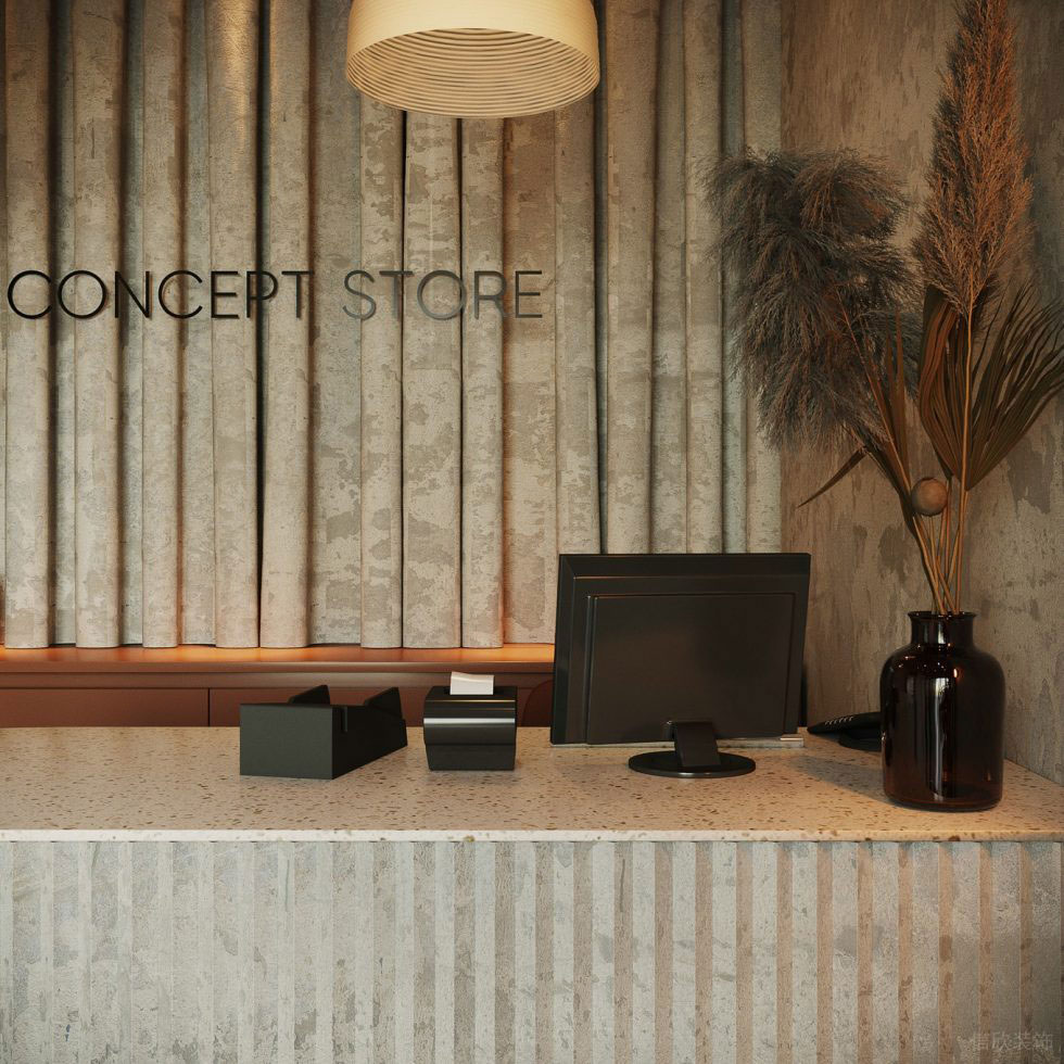 深圳市龍崗區平湖復古風定制服裝店墻面布藝裝飾設計效果圖 深圳市龍崗區平湖復古風定制服裝店墻面布藝裝飾設計效果圖