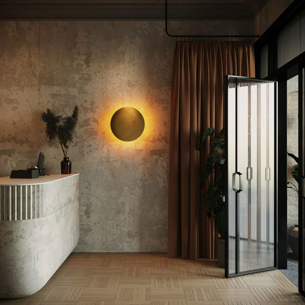 深圳市龍崗區平湖復古風定制服裝店墻面肌理漆效果 深圳市龍崗區平湖復古風定制服裝店墻面肌理漆效果