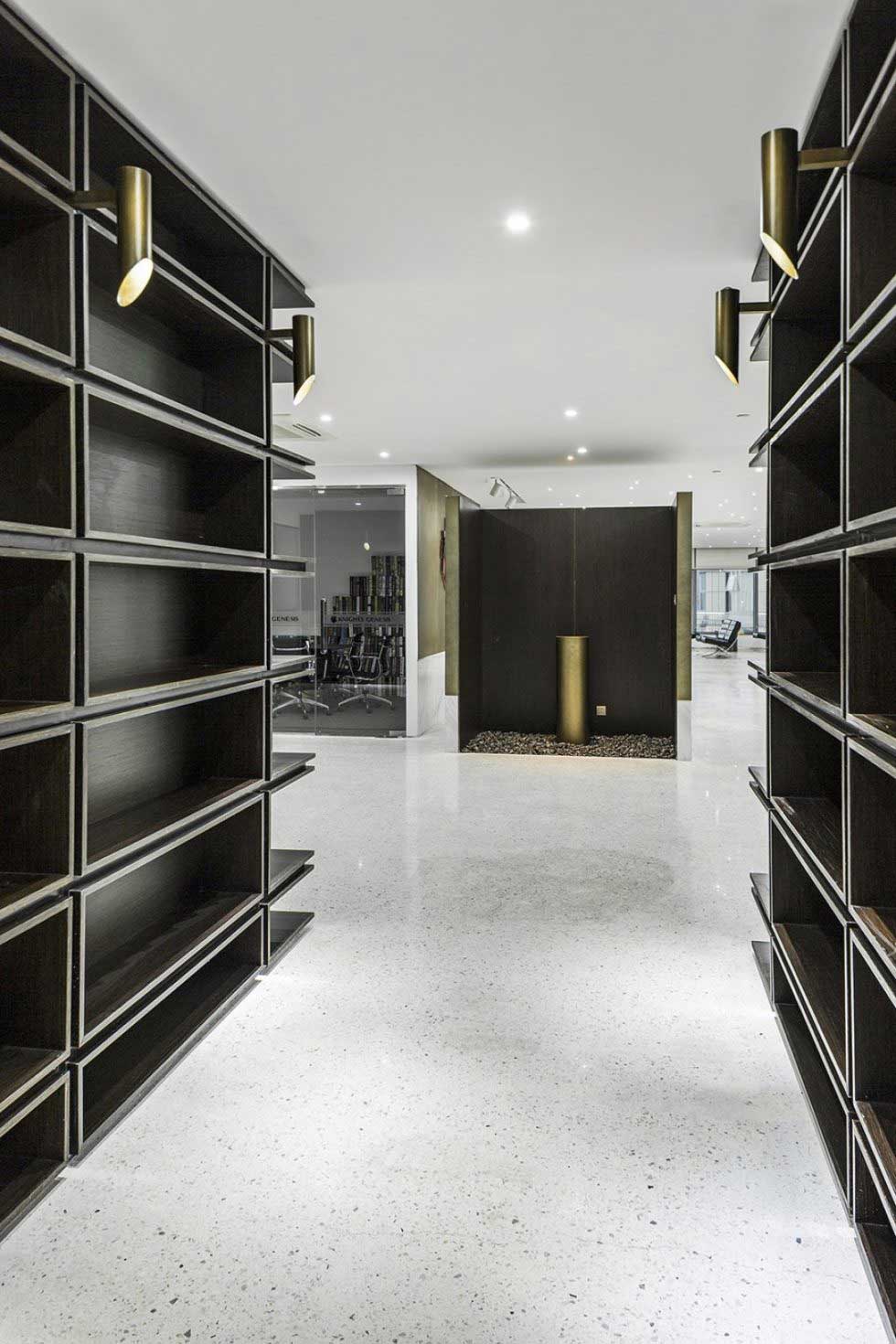 深圳寶安立新湖創意園1000平方米極簡主義現代風辦公室裝修案例前廳藝術陳設景觀區 深圳寶安立新湖創意園1000平方米極簡主義現代風辦公室裝修案例前廳藝術陳設景觀區