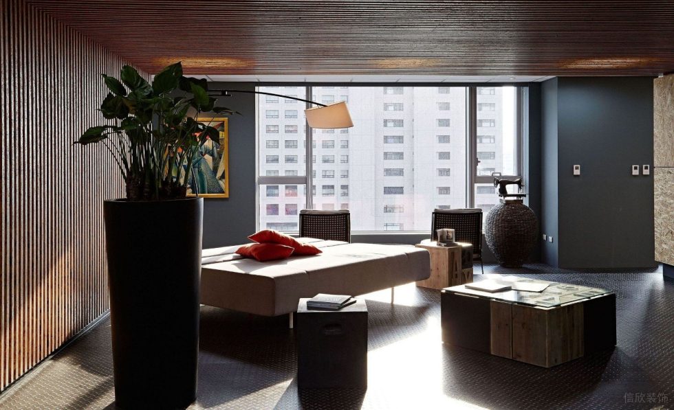 深圳寶安陽基九方廣場600平方米北歐工業風公司裝修案例員工休閑區戶外視野 深圳寶安陽基九方廣場600平方米北歐工業風公司裝修案例員工休閑區戶外視野