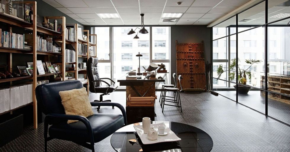 深圳寶安陽基九方廣場600平方米北歐工業風公司裝修案例總裁辦公室 深圳寶安陽基九方廣場600平方米北歐工業風公司裝修案例總裁辦公室