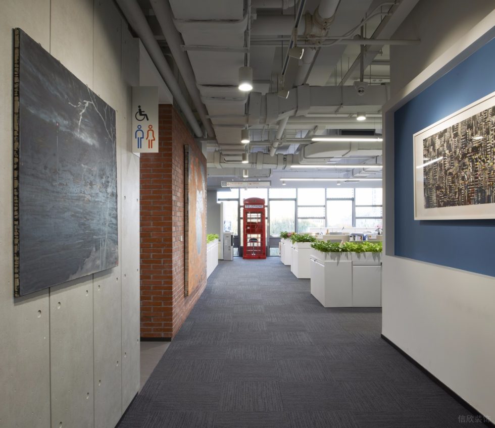 深圳福田大百匯廣場3500平方米工業(yè)主義現(xiàn)代風辦公室裝修案例過道 深圳福田大百匯廣場3500平方米工業(yè)主義現(xiàn)代風辦公室裝修案例過道