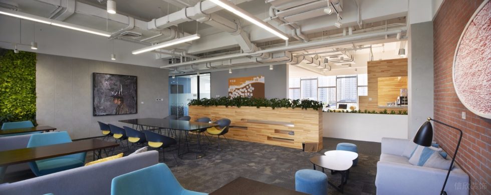 深圳福田大百匯廣場3500平方米工業(yè)主義現(xiàn)代風辦公室裝修案例員工餐廳家具組合 深圳福田大百匯廣場3500平方米工業(yè)主義現(xiàn)代風辦公室裝修案例員工餐廳家具組合