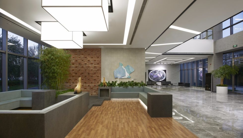 深圳福田大百匯廣場3500平方米工業(yè)主義現(xiàn)代風辦公室裝修案例大堂休閑區(qū) 深圳福田大百匯廣場3500平方米工業(yè)主義現(xiàn)代風辦公室裝修案例大堂休閑區(qū)