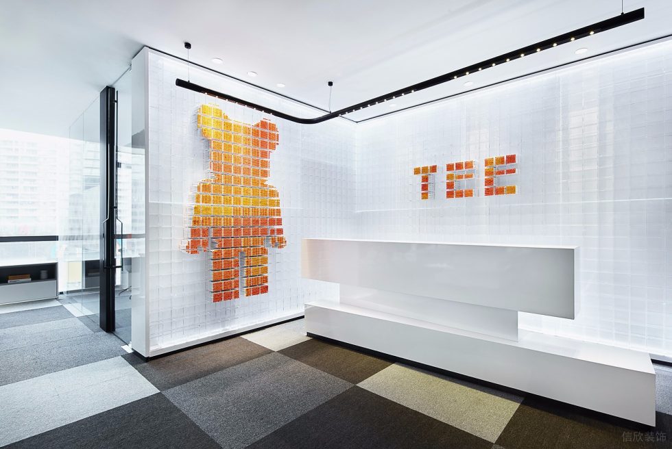 深圳福田萬科濱海云中心150平方米現代主義極簡風辦公室裝修案例前廳 深圳福田萬科濱海云中心150平方米現代主義極簡風辦公室裝修案例前廳