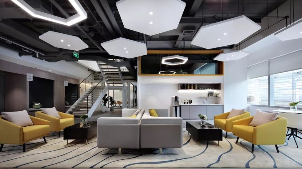 深圳南山天瓏大廈3000平方米簡約主義自然風辦公室裝修案例大堂接待廳沙發組合 深圳南山天瓏大廈3000平方米簡約主義自然風辦公室裝修案例大堂接待廳沙發組合