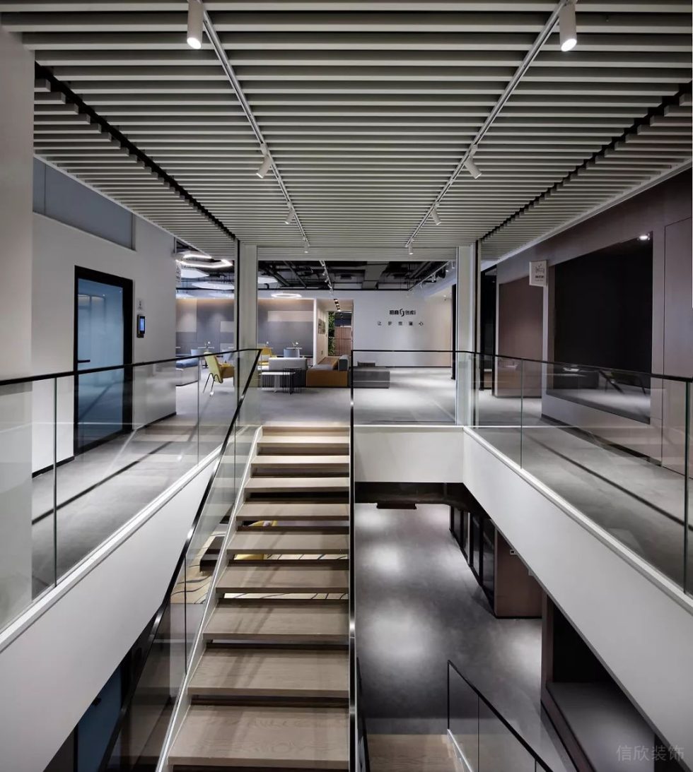 深圳南山天瓏大廈3000平方米簡約主義自然風辦公室裝修案例樓梯間 深圳南山天瓏大廈3000平方米簡約主義自然風辦公室裝修案例樓梯間