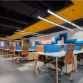深圳龍崗億源通創(chuàng)新產(chǎn)業(yè)園現(xiàn)代工業(yè)風(fēng)設(shè)計特色辦公室裝修案例辦公廳效果圖