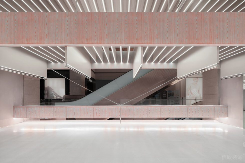 深圳市寶安區西鄉買手店wfc概念店裝修設計-白色粉色大廳二 深圳市寶安區西鄉買手店wfc概念店裝修設計-白色粉色大廳二