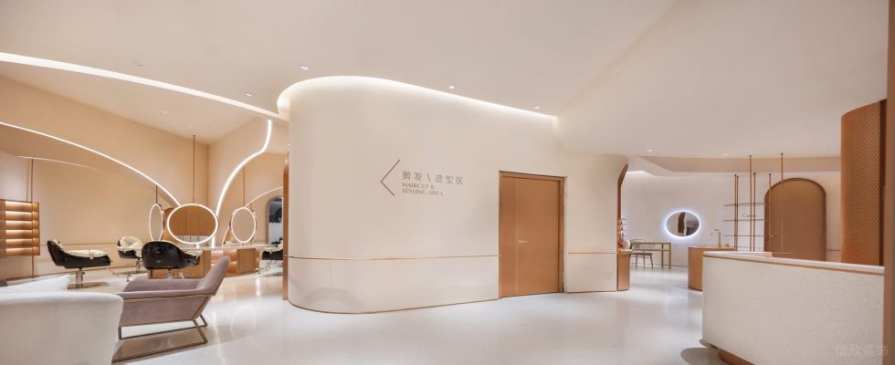 深圳市福田區上步融創星耀五洲社區商業綜合體-輕奢風美業形象館 深圳市福田區上步融創星耀五洲社區商業綜合體-輕奢風美業形象館