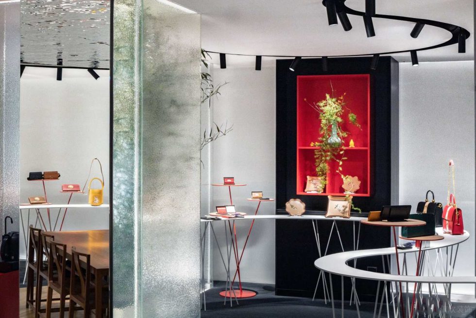 深圳市福田中心區現代風皮革藝術形象店裝修設計-入戶 深圳市福田中心區現代風皮革藝術形象店裝修設計-入戶