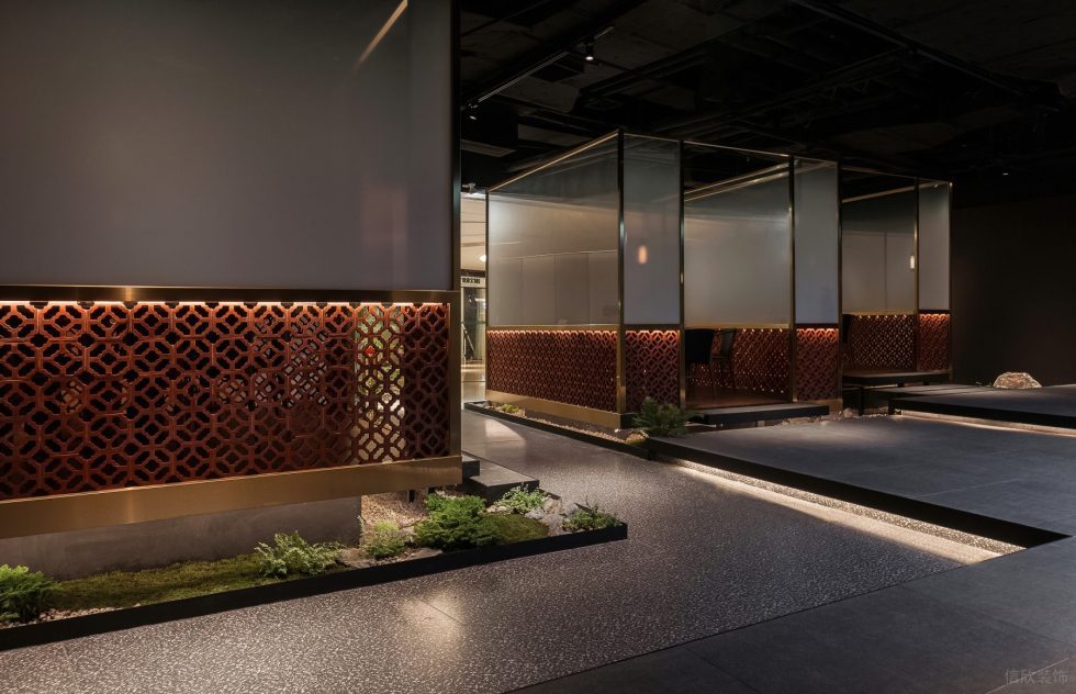 深圳市國風(fēng)高雅中式餐廳幽靜包間裝修設(shè)計