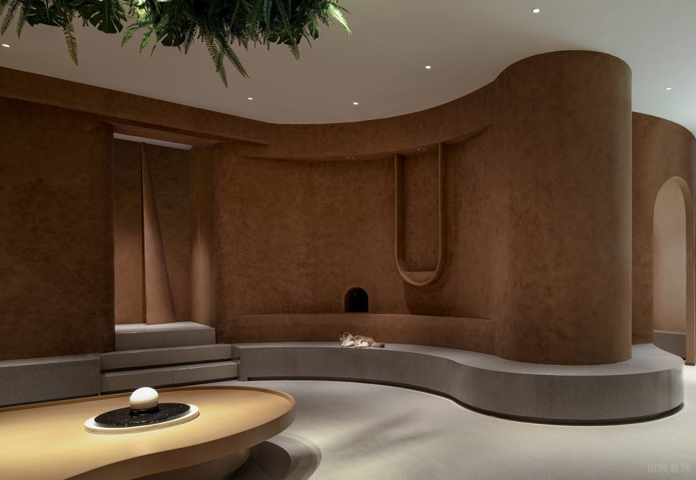 深圳市龍崗區(qū)橫崗有貓植說(shuō)寵物店裝修設(shè)計(jì)-曲線型大廳二 深圳市龍崗區(qū)橫崗有貓植說(shuō)寵物店裝修設(shè)計(jì)-曲線型大廳二