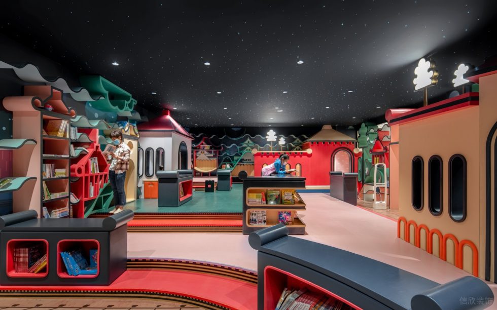 深圳市羅湖區(qū)寶安南新中式風書店裝修設(shè)計-兒童游樂場閱讀區(qū) 深圳市羅湖區(qū)寶安南新中式風書店裝修設(shè)計-兒童游樂場閱讀區(qū)
