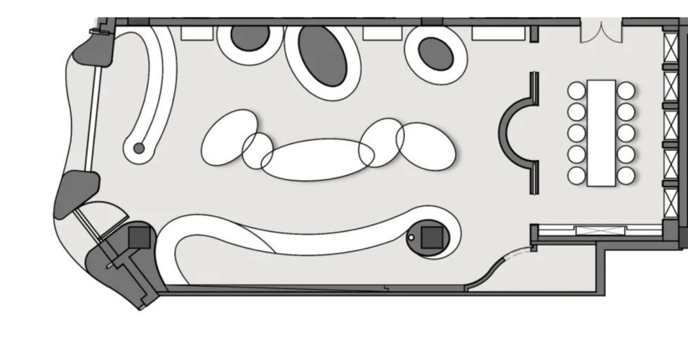 深圳市羅湖區黃貝嶺現代風WHAT’S UP帽飾店裝修設計-平面圖 深圳市羅湖區黃貝嶺現代風WHAT’S UP帽飾店裝修設計-平面圖