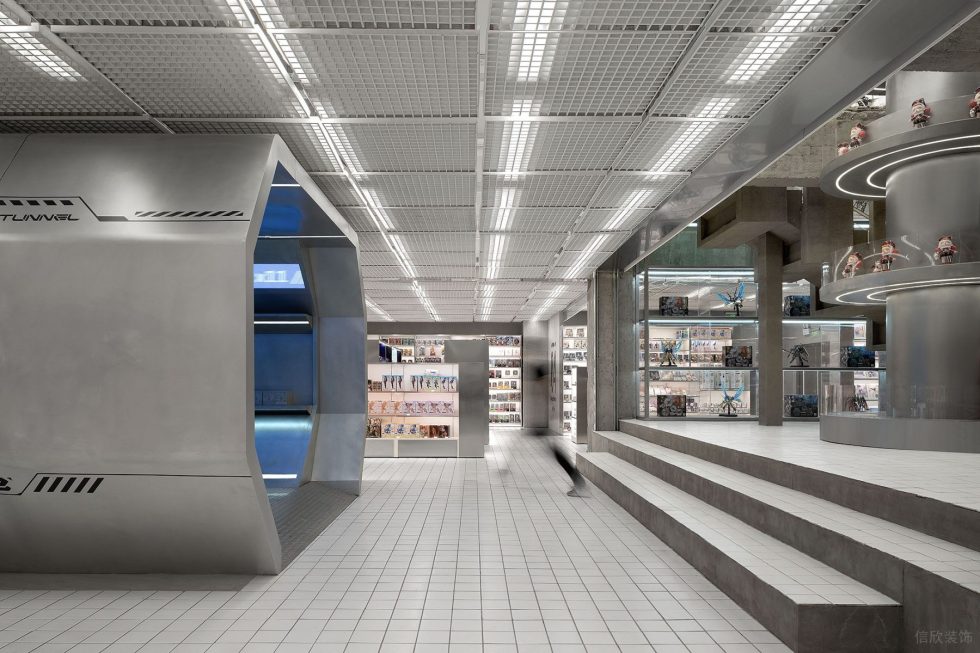 深圳市南山區后海新型科技風潮牌店買手店X11全球旗艦店裝修設計-頂面 深圳市南山區后海新型科技風潮牌店買手店X11全球旗艦店裝修設計-頂面
