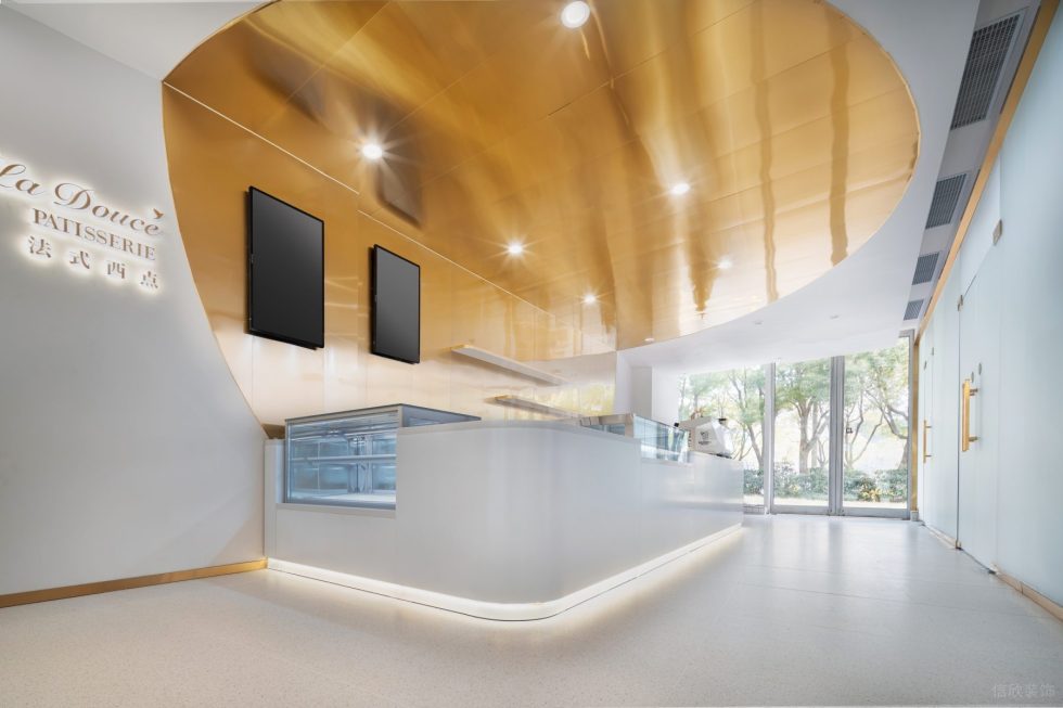 深圳市南山區科技園現代風烘培體驗店裝修設計效果圖-入口收銀區二 深圳市南山區科技園現代風烘培體驗店裝修設計效果圖-入口收銀區二